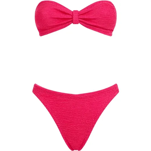 Metallic Raspberry Bikini Swimwear Accessories , female, Sizes: ONE SIZE - Hunza G - Modalova
