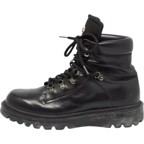 Pre-owned Leder boots , Herren, Größe: 42 EU - Moncler Pre-owned - Modalova