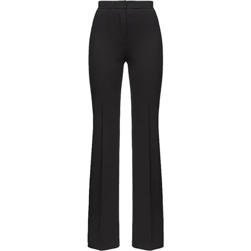 High Waist Flare Pants in , female, Sizes: XS, S, L, 2XS, M - pinko - Modalova