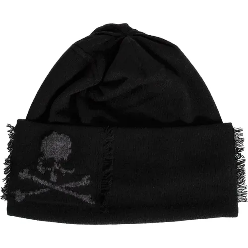 Beanies, male, , Size: M Cashmere Patchwork Skull Beanie - Mastermind World - Modalova