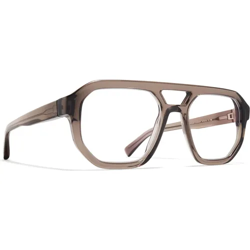 Glasses, unisex, , Size: 53 MM Amare Eyewear Frames Clear Ash Silver - Mykita - Modalova