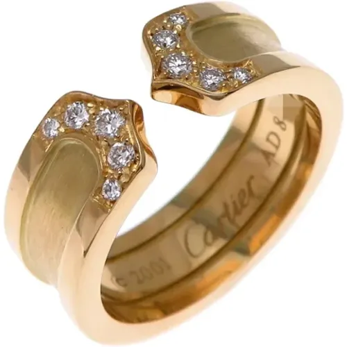 Pre-owned Gold rings , female, Sizes: ONE SIZE - Cartier Vintage - Modalova