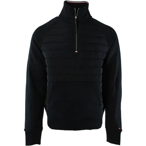 Blaue Herren Pullover Desert Sky , Herren, Größe: XL - Tommy Hilfiger - Modalova