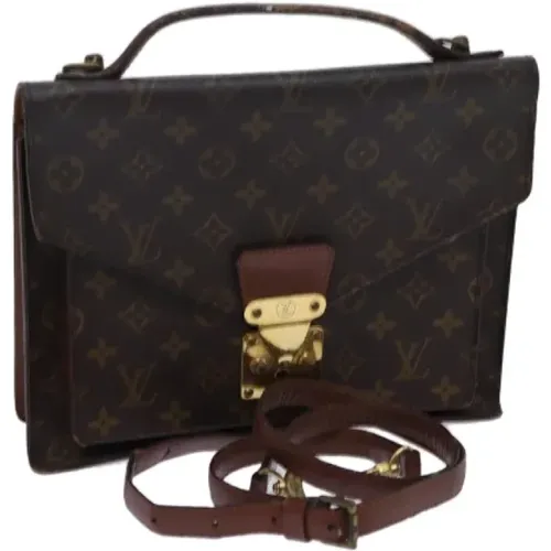 Pre-owned Coated canvas handbags , female, Sizes: ONE SIZE - Louis Vuitton Vintage - Modalova