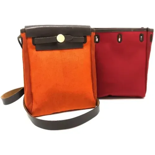 Pre-owned Cross Body Bags, female, , Size: ONE SIZE Pre-owned Leather shoulder-bags - Hermès Vintage - Modalova