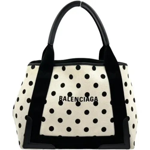 Pre-owned Tote Bags, female, , Size: ONE SIZE Pre-owned Canvas handbags - Balenciaga Vintage - Modalova