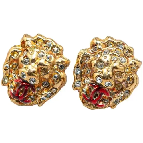 Pre-owned Jewellery, female, , Size: ONE SIZE Pre-owned Metal earrings - Chanel Vintage - Modalova