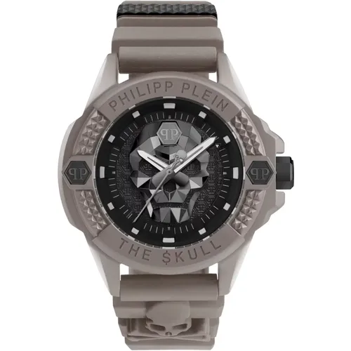 Watches, male, , Size: ONE SIZE The $kull Ecoceramic Watch - Philipp Plein - Modalova