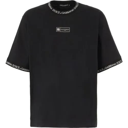 Casual Cotton T-Shirt , male, Sizes: S, M, XS - Dolce & Gabbana - Modalova