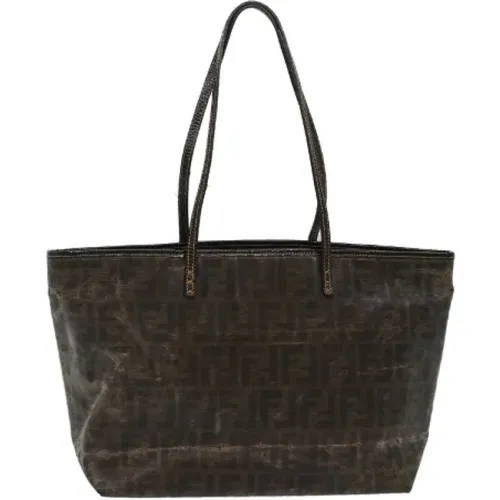 Pre-owned Shoulder Bags, female, , Size: ONE SIZE Pre-owned Canvas fendi-bags - Fendi Vintage - Modalova