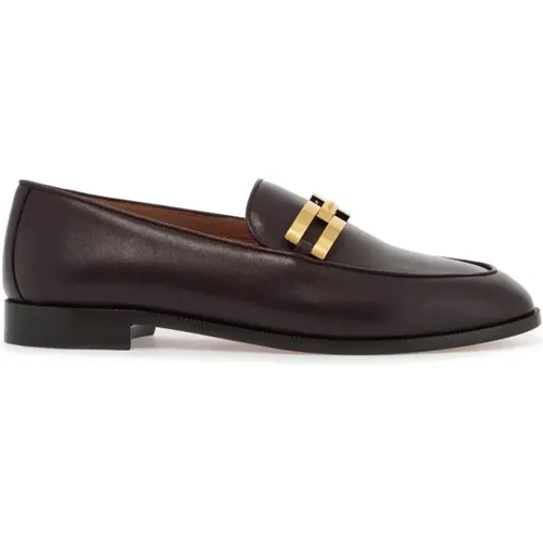 Goldkette Leder Loafers , Damen, Größe: 36 EU - Aquazzura - Modalova