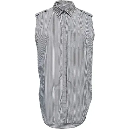 Pre-owned Shirts & Blouses, female, , Size: M Pre-owned Cotton tops - Balmain Pre-owned - Modalova