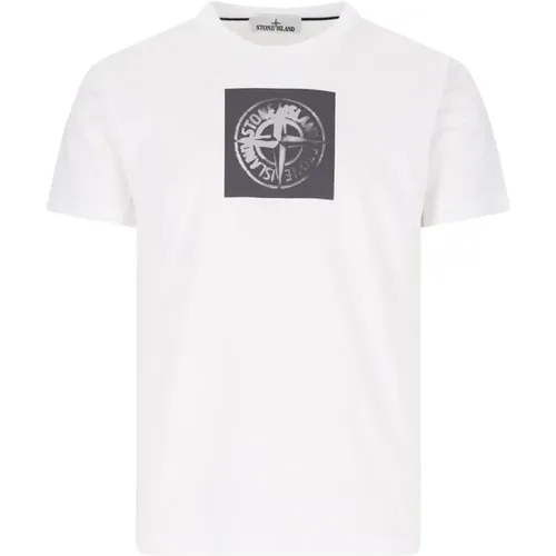 T-shirts and Polos , male, Sizes: M - Stone Island - Modalova