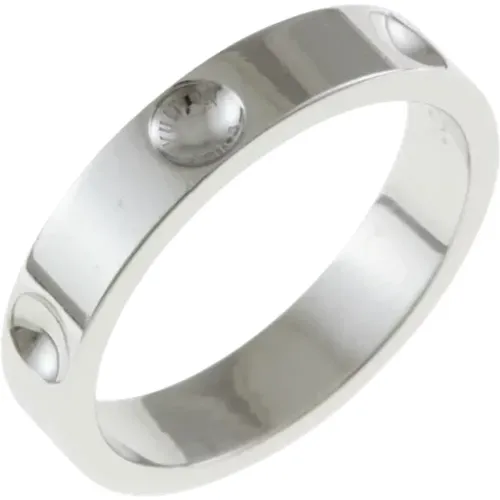 Pre-owned Platinum rings , female, Sizes: ONE SIZE - Louis Vuitton Vintage - Modalova