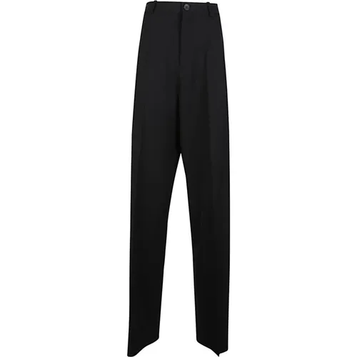 Wool Tailored Trousers , female, Sizes: XS - Balenciaga - Modalova