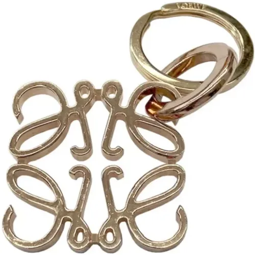 Pre-owned Accessories, female, , Size: ONE SIZE Pre-owned Rose Gold key-holders - Loewe Pre-owned - Modalova