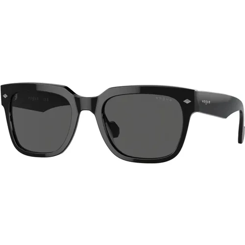 Stylische Sonnenbrille Schwarz,Modische Sonnenbrille - Vogue - Modalova
