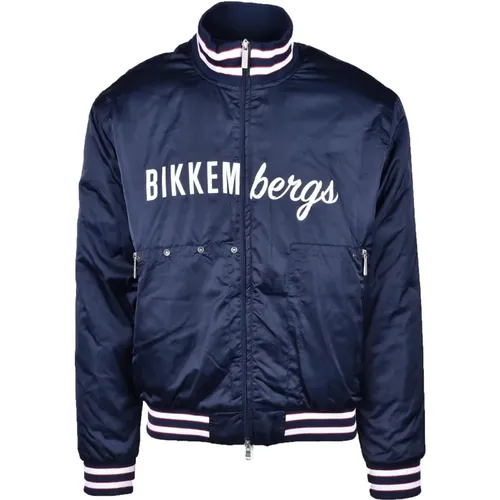 Bomber Jackets, male, , Size: M Men's Bomber Jacket Collection - Bikkembergs - Modalova