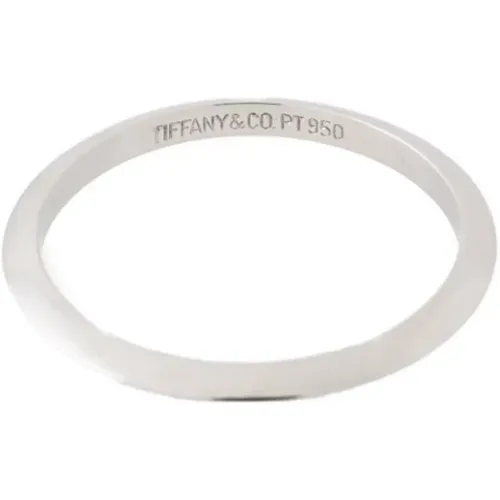 Pre-owned Jewellery, female, , Size: ONE SIZE Pre-owned Platinum rings - Tiffany & Co. Pre-owned - Modalova