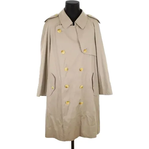 Pre-owned Coats, female, , Size: M Pre-owned Cotton outerwear - Burberry Vintage - Modalova