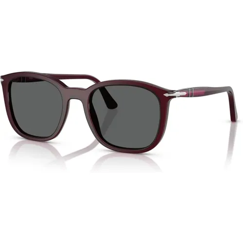 Dark Red/Dark Grey Sunglasses , unisex, Sizes: 54 MM - Persol - Modalova