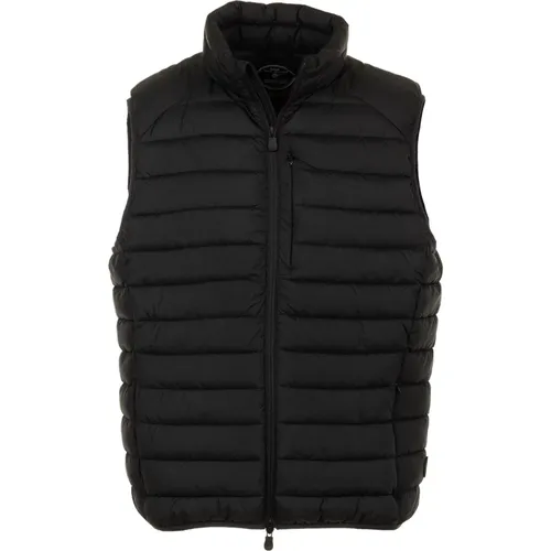 Schwarze Gilet Mäntel für Männer - Save The Duck - Modalova