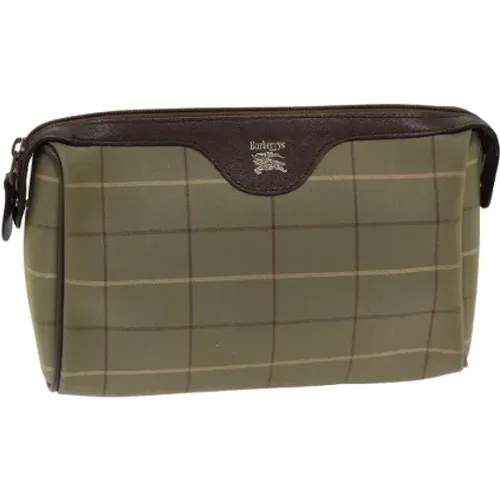 Pre-owned Clutches, female, , Size: ONE SIZE Pre-owned Canvas clutches - Burberry Vintage - Modalova