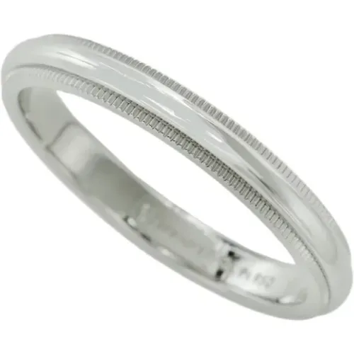 Pre-owned Jewellery, female, , Size: ONE SIZE Pre-owned Platinum rings - Tiffany & Co. Pre-owned - Modalova