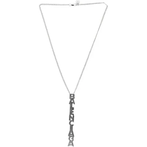 Pre-owned Jewellery, male, , Size: ONE SIZE Pre-owned Metal necklaces - Balenciaga Vintage - Modalova