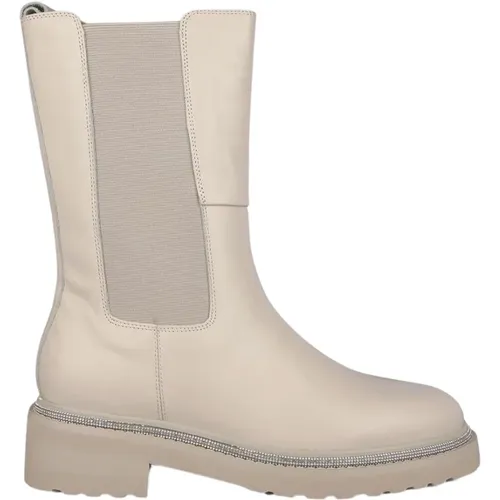 Round Toe Flat Heel Ankle Boots , female, Sizes: 6 UK, 7 UK, 9 UK, 4 UK, 5 UK, 3 UK, 2 UK, 8 UK - Alma en Pena - Modalova