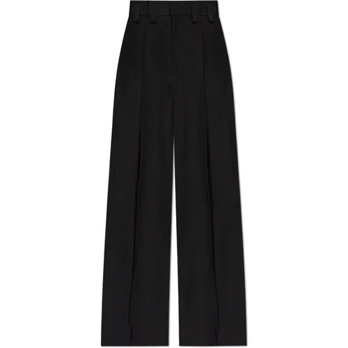 Suit Trousers, male, , Size: M Pleat Front Trousers - Jil Sander - Modalova