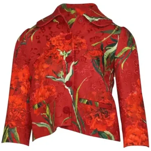 Pre-owned Jackets, female, , Size: S Pre-owned Cotton outerwear - Dolce & Gabbana Pre-owned - Modalova