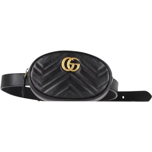 Pre-owned Belt Bags, female, , Size: ONE SIZE Pre-owned Leather crossbody-bags - Gucci Vintage - Modalova