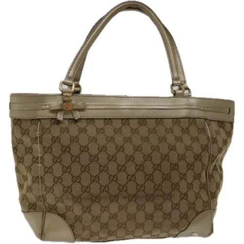 Pre-owned Tote Bags, female, , Size: ONE SIZE Pre-owned Canvas totes - Gucci Vintage - Modalova