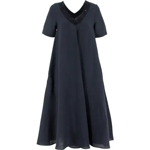 Dress , female, Sizes: L, XS - Le Tricot Perugia - Modalova