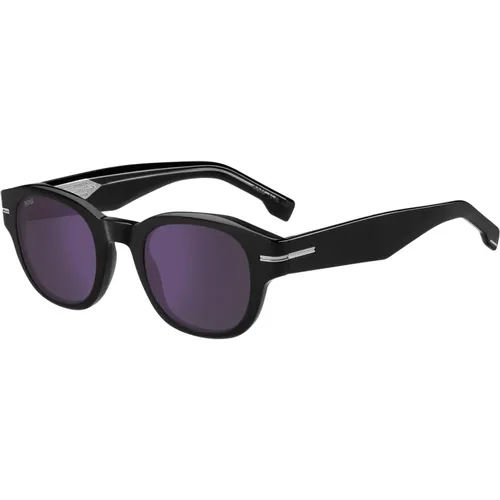 Sunglasses, male, , Size: 48 MM /Violet Sunglasses 1717/S - Hugo Boss - Modalova