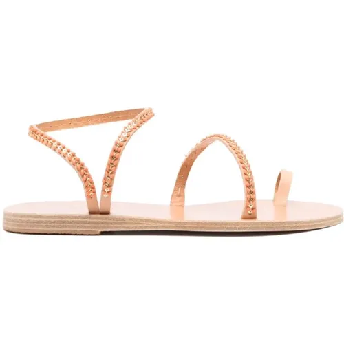 Sommer Step Flache Sandalen , Damen, Größe: 38 EU - Ancient Greek Sandals - Modalova