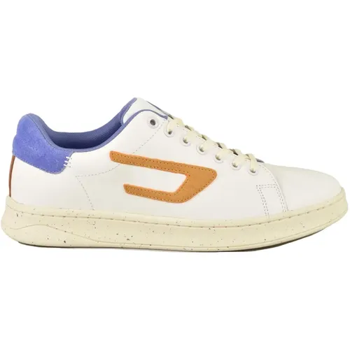 Leather Sneakers with Rubber Sole , male, Sizes: 10 UK, 9 UK - Diesel - Modalova