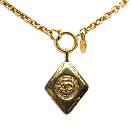 Pre-owned Jewellery, female, , Size: ONE SIZE Pre-owned Metal necklaces - Chanel Vintage - Modalova