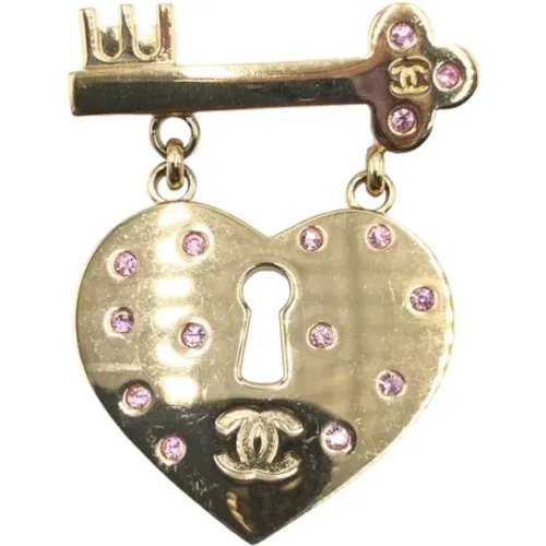 Pre-owned Jewellery, female, , Size: ONE SIZE Pre-owned Metal brooches - Chanel Vintage - Modalova