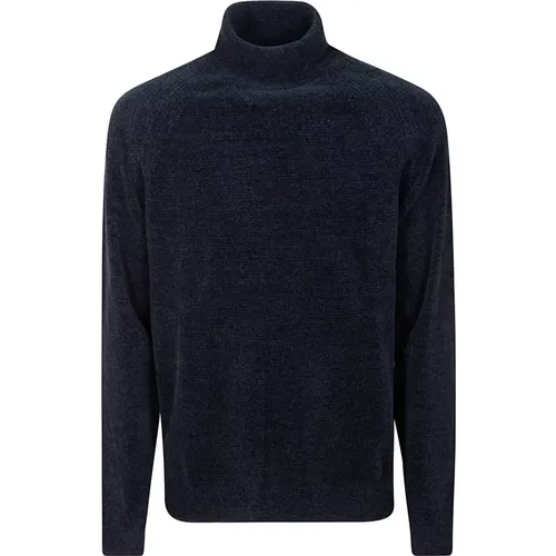 Turtlenecks, male, , Size: S Velvet Turtleneck Knit Turtleneck - RRD - Modalova