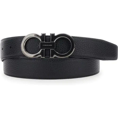 Belts, male, , Size: 110 CM Double Adjust Belt - Ferragamo - Modalova
