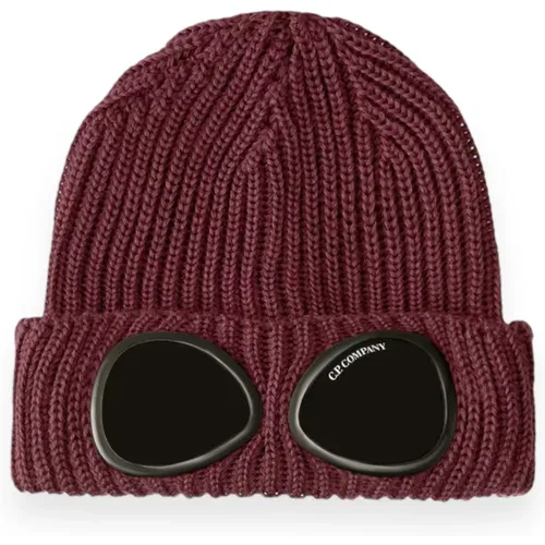 Beanie Goggle Mütze , Herren, Größe: ONE Size - C.P. Company - Modalova