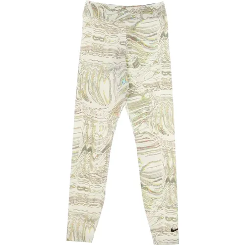 All Over Print Leggings High Waist , female, Sizes: M, L, S - Nike - Modalova