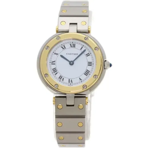 Pre-owned Watches, female, , Size: ONE SIZE Pre-owned Stainless Steel watches - Cartier Vintage - Modalova