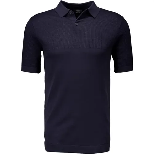 Elegant Structured Polo Shirt , male, Sizes: L - Genti - Modalova