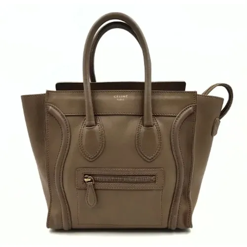 Pre-owned Handbags, female, , Size: ONE SIZE Pre-owned Leather celine-bags - Celine Vintage - Modalova