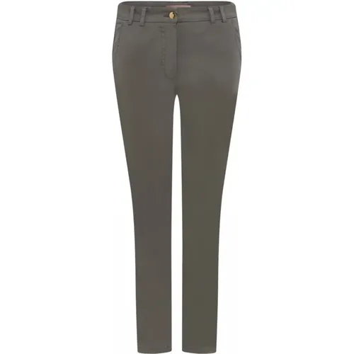 Classic Chino Trousers 52031/6528 - Olive , female, Sizes: 3XL - Gustav - Modalova