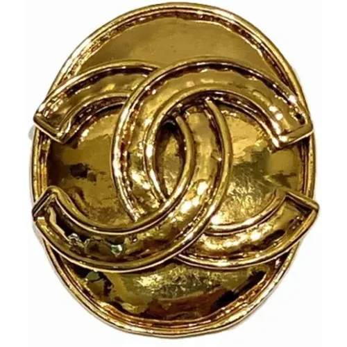 Pre-owned Jewellery, female, , Size: ONE SIZE Pre-owned Metal brooches - Chanel Vintage - Modalova