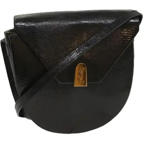 Pre-owned Leather shoulder-bags , female, Sizes: ONE SIZE - Yves Saint Laurent Vintage - Modalova